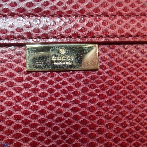 Ｇｕｃｃｉ PYTHON SHOULDER BAGUETTE - Picture 7 of 9